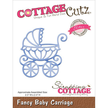 Cottage Cutz Fancy Baby Carriage  CCE - 143